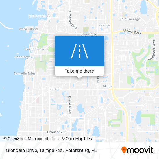 Glendale Drive map