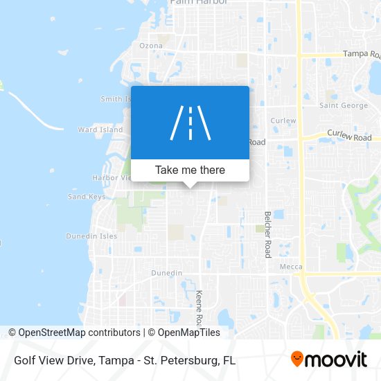 Mapa de Golf View Drive