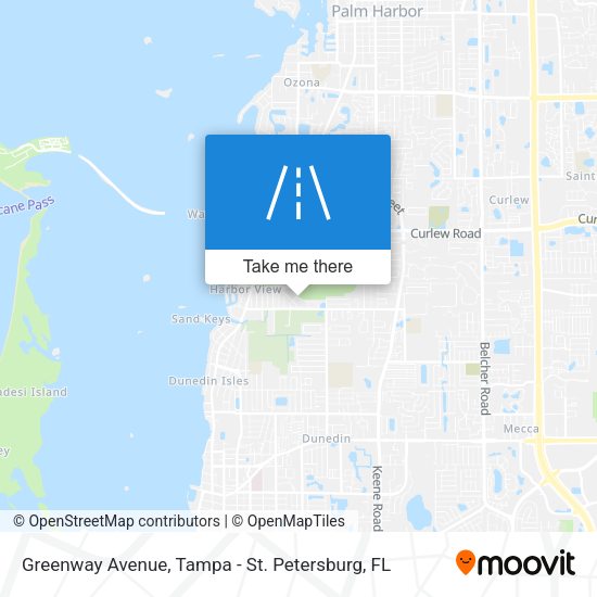 Greenway Avenue map