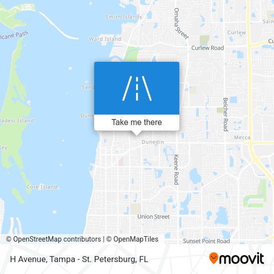 H Avenue map