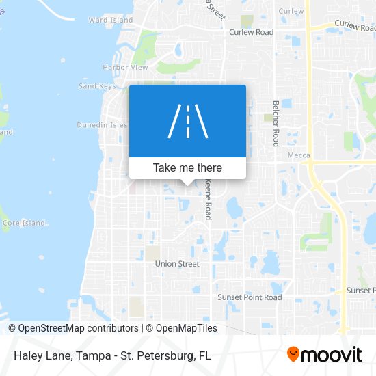 Haley Lane map