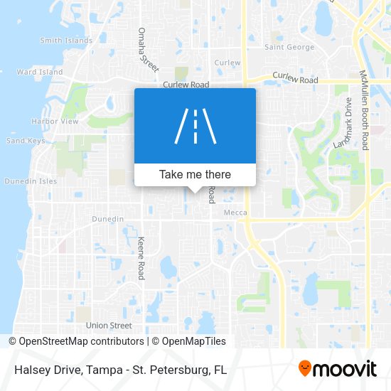 Halsey Drive map