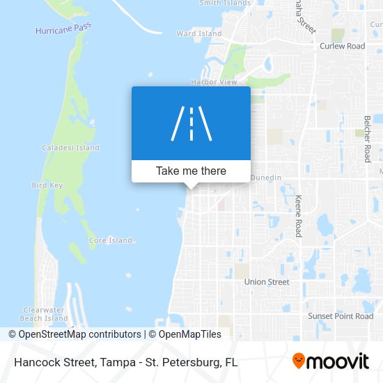 Hancock Street map