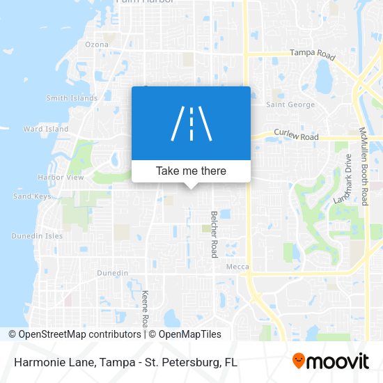 Harmonie Lane map