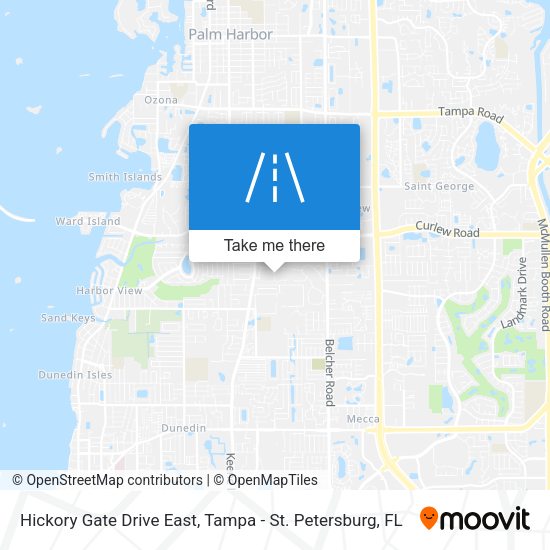 Hickory Gate Drive East map