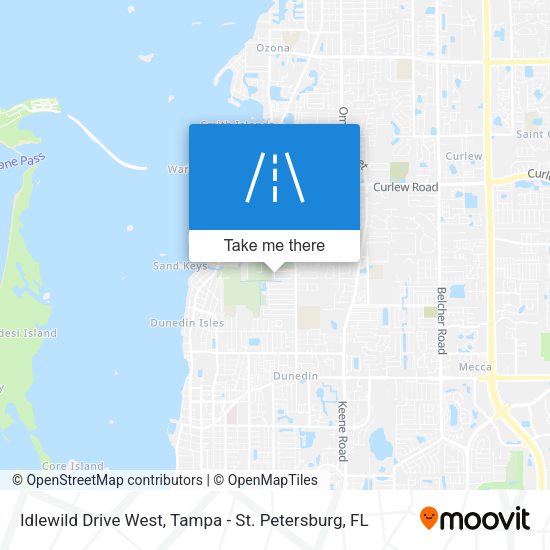 Idlewild Drive West map