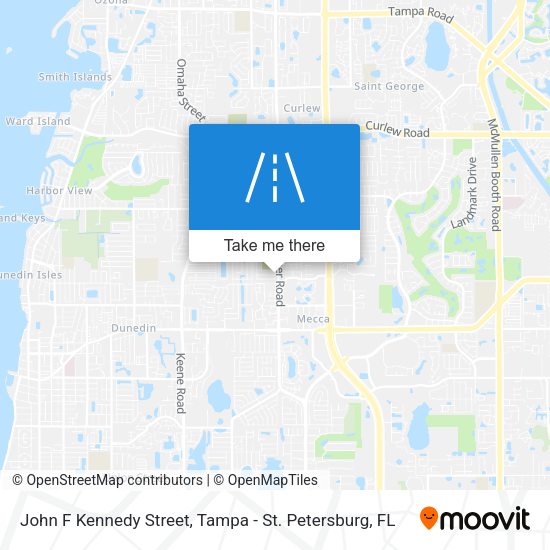 Mapa de John F Kennedy Street