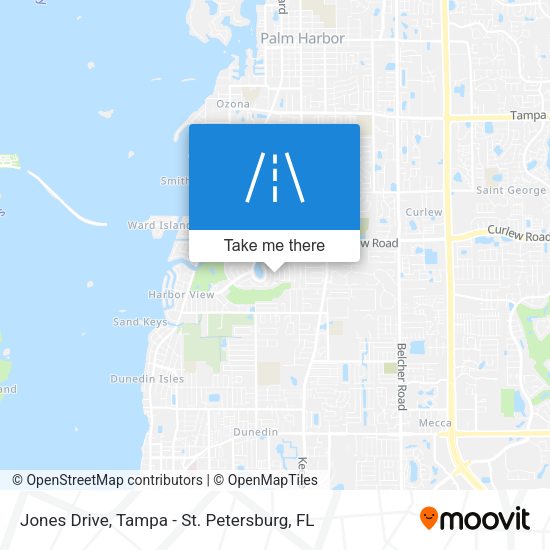 Mapa de Jones Drive