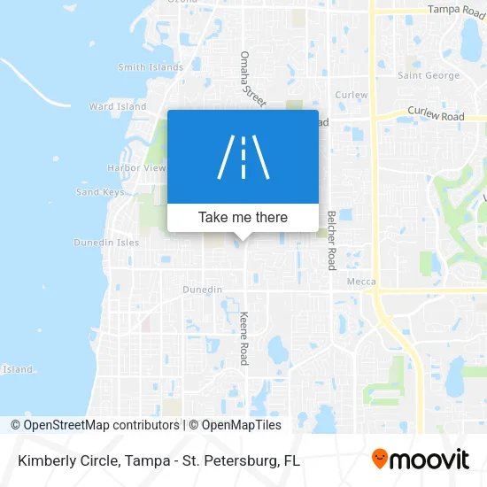 Mapa de Kimberly Circle