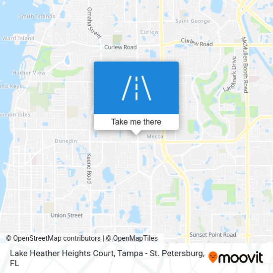 Lake Heather Heights Court map
