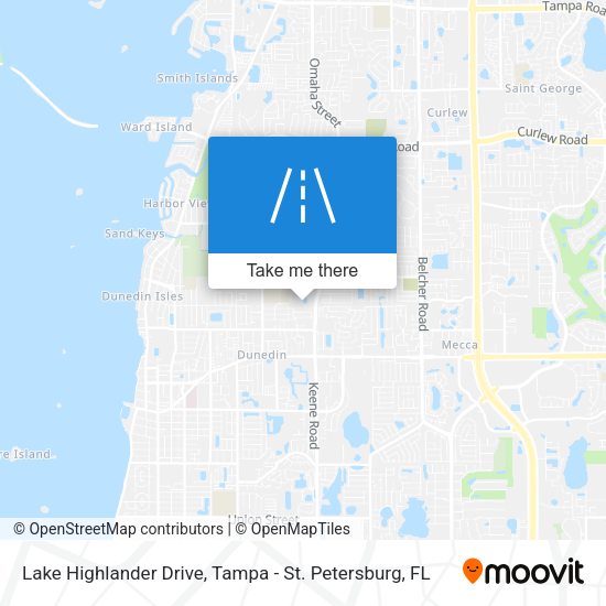Lake Highlander Drive map