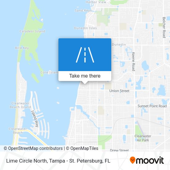 Lime Circle North map