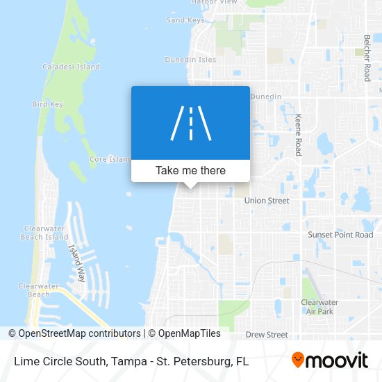 Lime Circle South map
