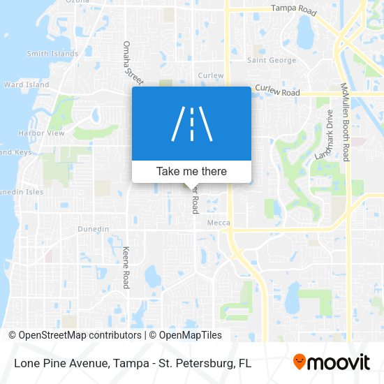 Mapa de Lone Pine Avenue