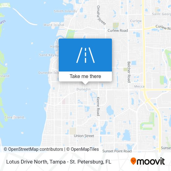 Lotus Drive North map