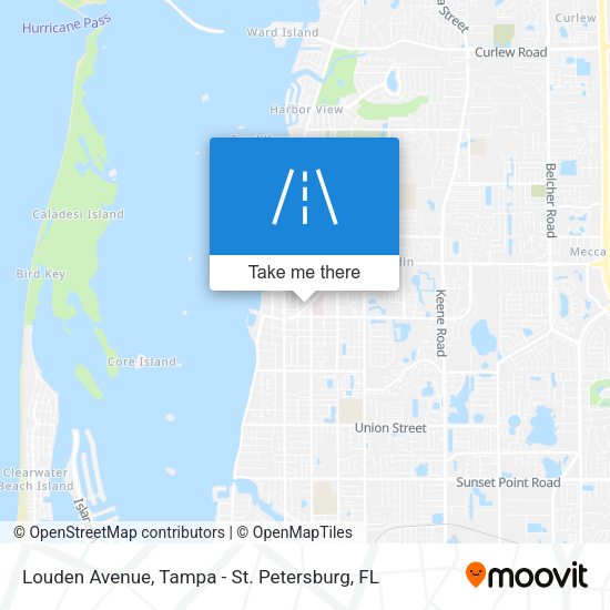Louden Avenue map