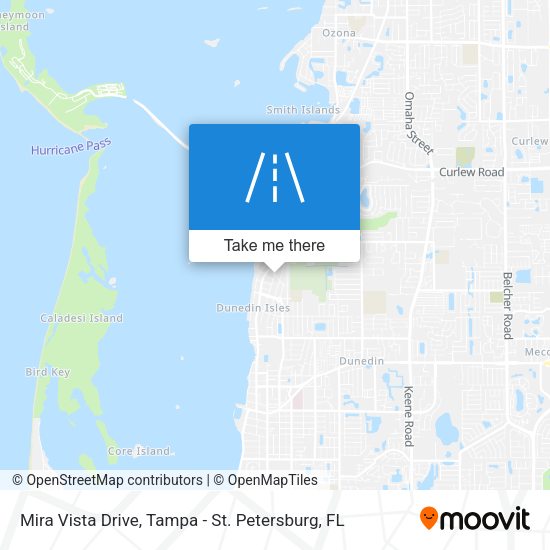Mira Vista Drive map