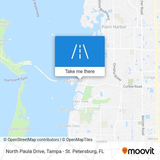 Mapa de North Paula Drive