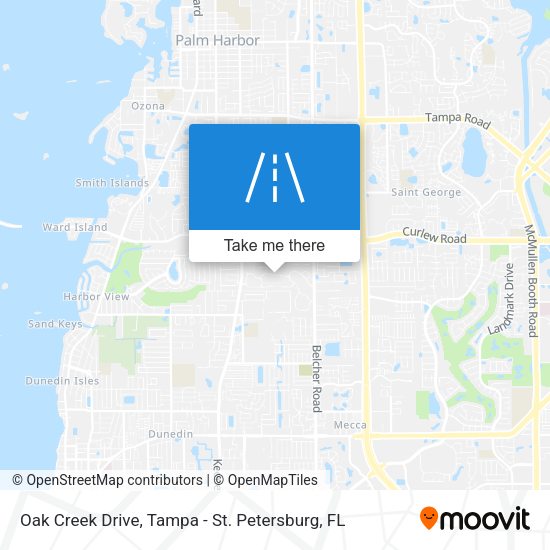 Mapa de Oak Creek Drive