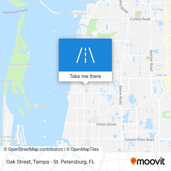 Mapa de Oak Street