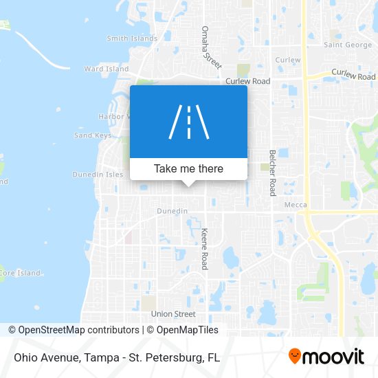Ohio Avenue map