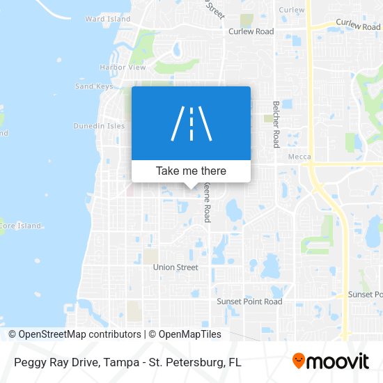 Peggy Ray Drive map