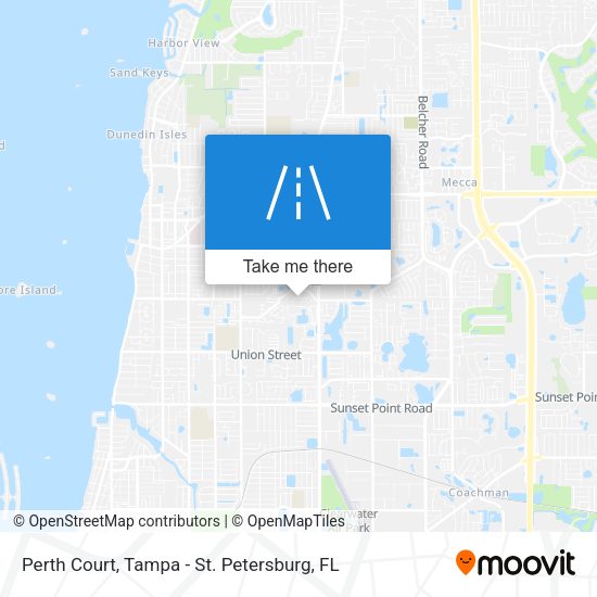 Perth Court map