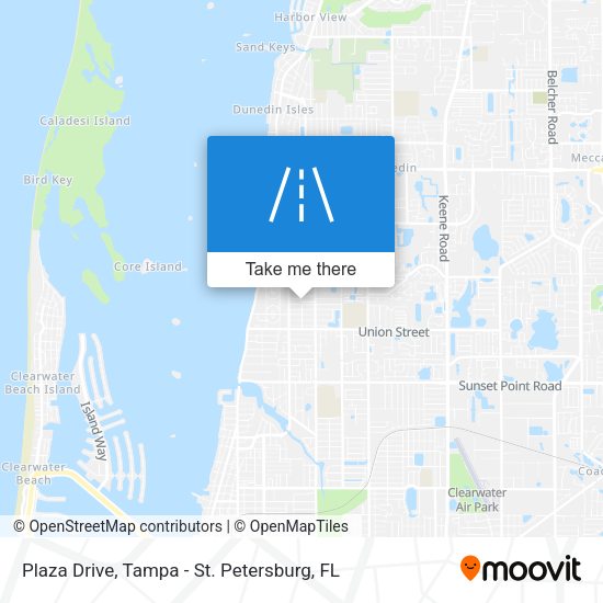 Plaza Drive map