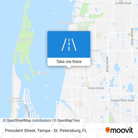 President Street map