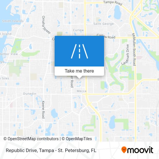 Republic Drive map