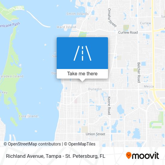 Richland Avenue map