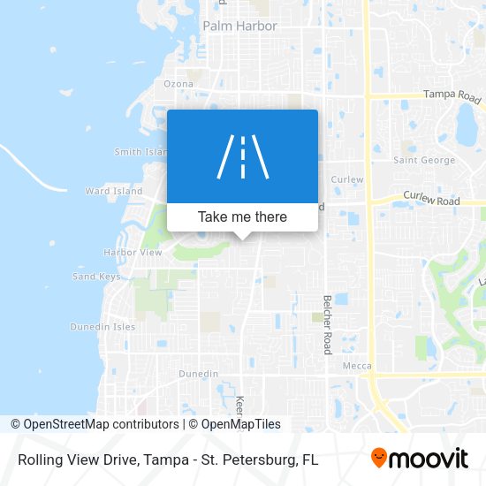 Rolling View Drive map