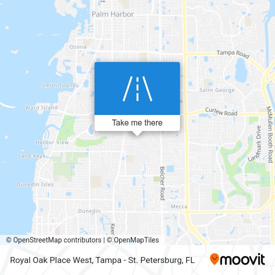 Mapa de Royal Oak Place West