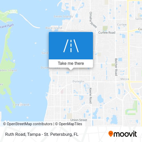 Ruth Road map