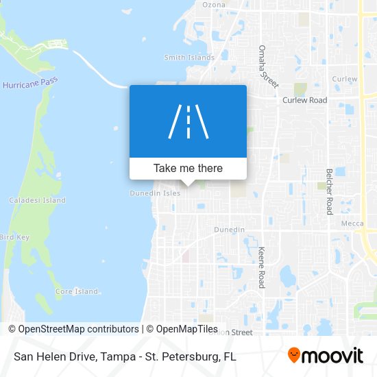 San Helen Drive map