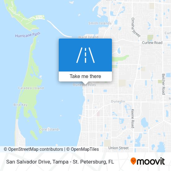 San Salvador Drive map