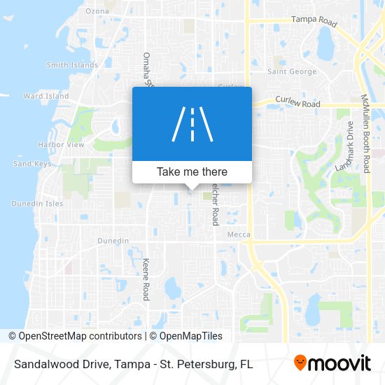 Mapa de Sandalwood Drive
