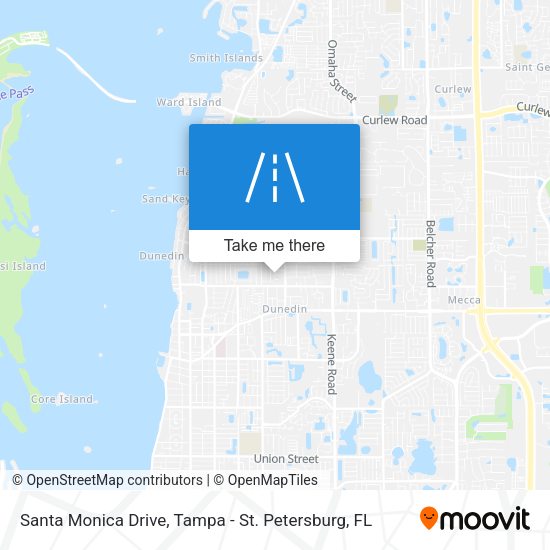 Santa Monica Drive map