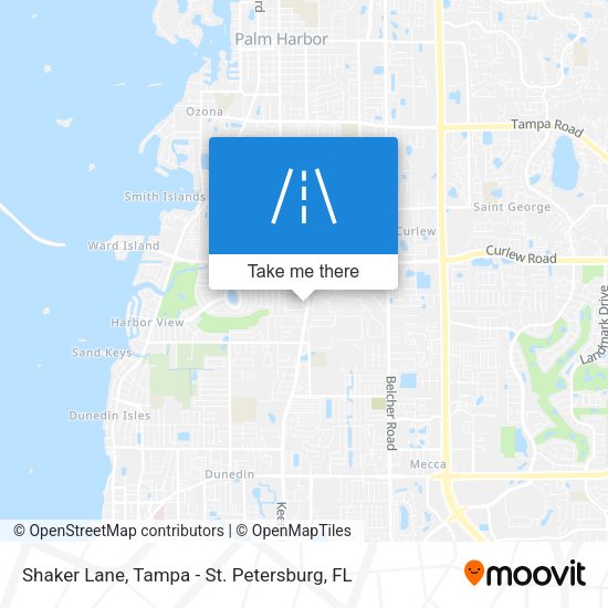 Shaker Lane map