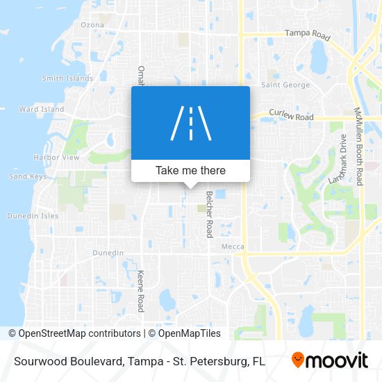Sourwood Boulevard map