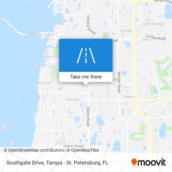 Mapa de Southgate Drive