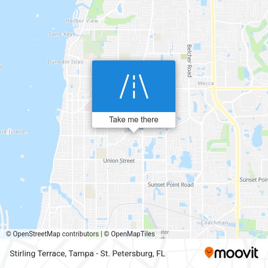 Mapa de Stirling Terrace