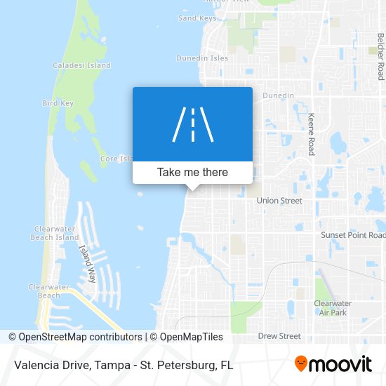 Valencia Drive map