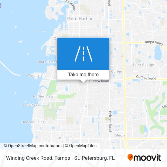 Winding Creek Road map