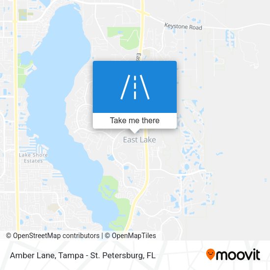 Amber Lane map