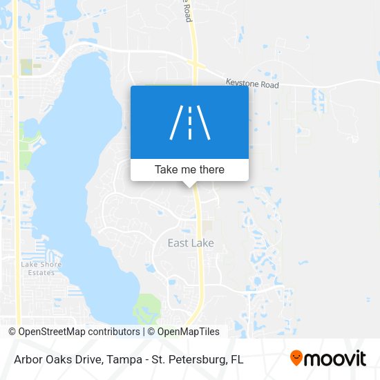 Mapa de Arbor Oaks Drive