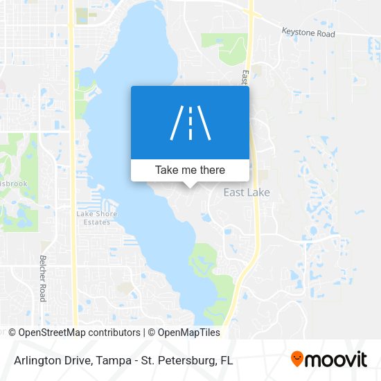 Arlington Drive map