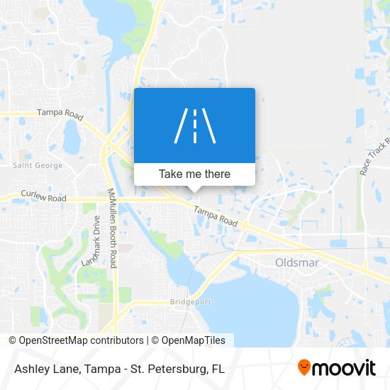Ashley Lane map