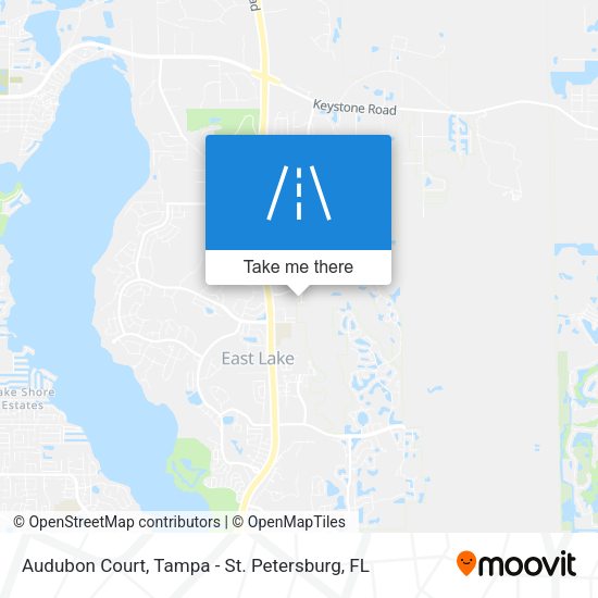 Audubon Court map