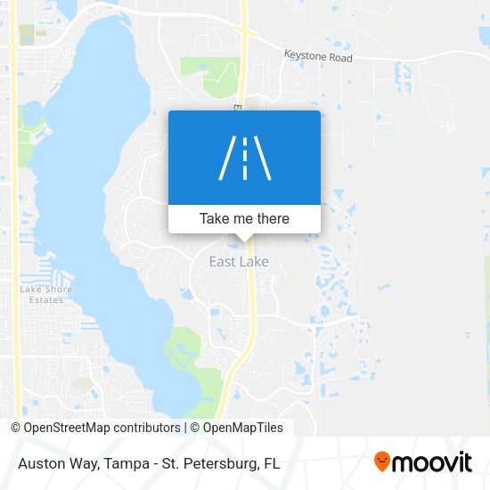 Auston Way map